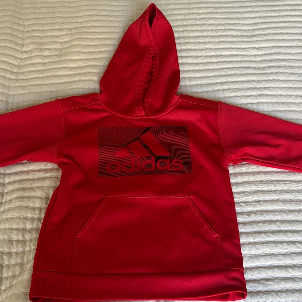 Adidas Kids Bold Red Hoodie